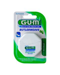 Gum butlerweave soie dentaire 55m waxed mint