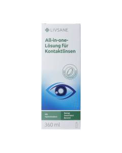 Livsane All-in-one-Lösung für Kontaktlinsen