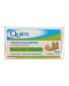 Quies tampons protect bruit mousse