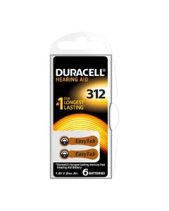 Duracell pile easytab 312 zinc air d6 1.4v