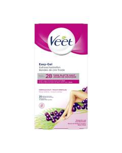 Veet cire froide bande jambe corps nor