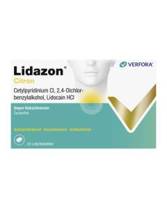 Lidazon (r) framboise/citron comprimés à sucer