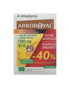 Arkoroyal gelée royale 1500 mg bio duo