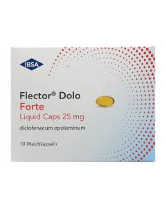 Flector Dolo Forte Liquid Caps 25 mg, Weichkapseln