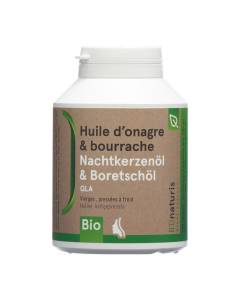 BIOnaturis Nachtke+Borretschöl Kaps 500 mg Bio