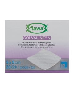 FLAWA Solvaline N Kompressen 5x5cm steril