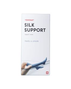 Venosan silk a-d support socks s black