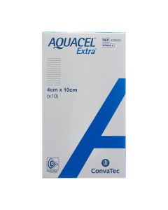 Aquacel extra pansement hydrofiber 4x10cm