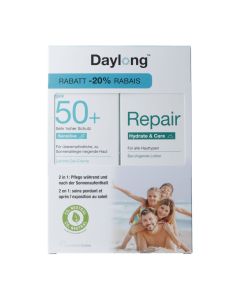Daylong sensitive gel-crème spf50+ 200ml + after sun repair 200ml