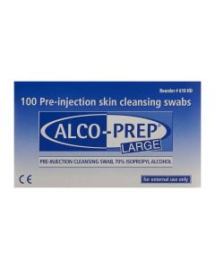 Alco-prep tampon nettoya pré-injection grl 100 pce
