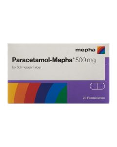 Paracetamol-mepha 500 mg comprimé pelliculé