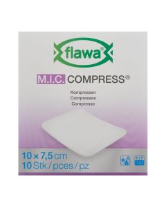 FLAWA MIC Kompressen 7.5x10cm nicht steril