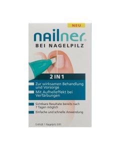 Nailner stylet contre mycose ongles 2-in-1