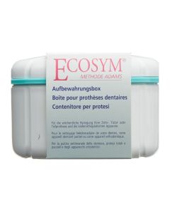 Ecosym boîte de rangement pour prothèse dentaire