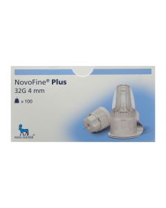 Novofine plus aiguilles injection 4mm 32g 100 pce