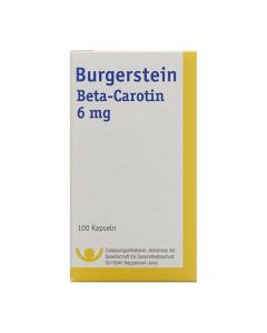 Burgerstein bêta-carotène 6 mg