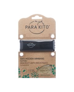 Parakito Armband Mückenschutz schwarz
