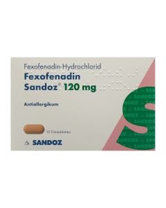 Fexofénadine sandoz (r) 120 mg