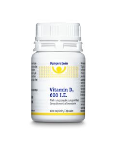Vitamin D3 en capsule 600 UI