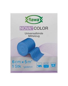 Flawa nova color bande idéale 6cmx5m bleue