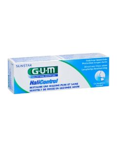 Gum halicontrol dentifrice