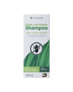 Livsane shampoing anti-poux et lentes traitement 100 % naturel