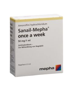 Sanail-mepha once a week vernis à ongles médicamenteux