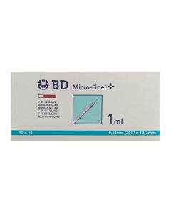 Bd microfine+ u40 seringue insuline