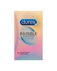 Durex invisible préservatif (ancien) 12 pce