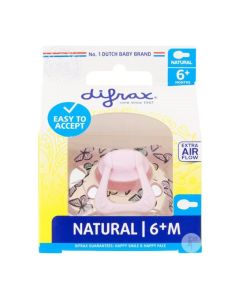 Difrax sucette natural 6+m silicone