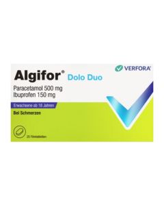 Algifor (r) dolo duo, comprimés filmés