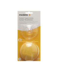 MEDELA Contact Brusthütchen L 24mm mit Box