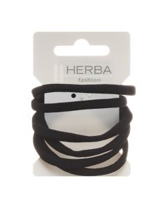 Herba élastique cheveux 5.6cm noir