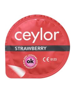 Ceylor strawberry préservatif