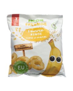 FRECHE FREUNDE Knusper-Ringe Hirse & Banane