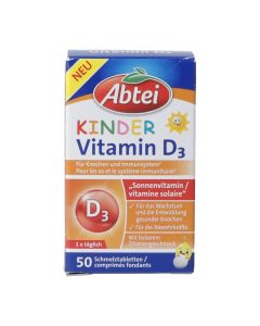 Abtei Kinder Vitamin D3 Schmelztabl