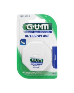 Gum butlerweave soie dentaire 55m waxed