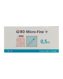 BD MICRO-FINE+ U100 Ins Spr 12.7x0.33