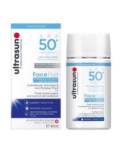 Ultrasun face fluid bright&anti-pollu spf50+