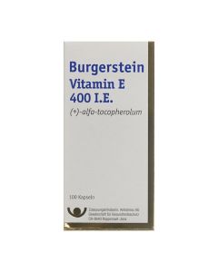 Burgerstein vitamine e capsules 100 u.i./400 u.i.