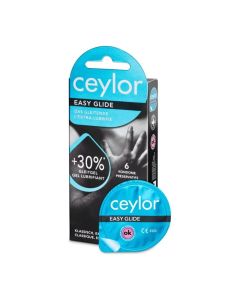 Ceylor easy glide préservatif avec réservoir (nouveau)