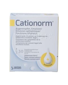 Cationorm émulsion ophtalmique (unidoses)