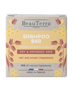 Beauterra shampooing solide cheveux secs & abimés