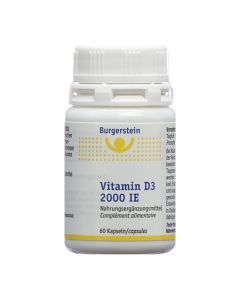 Burgerstein vitamin d3 caps 2000 ui